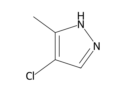 4-Chloro-5-methyl-1H-pyrazole molecular structure