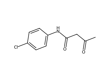 4'-Chloroacetoacetanilide structural formula