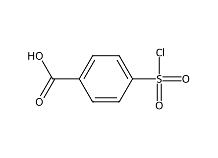 4-(Chlorosulfonyl)Benzoic Acid molecular structure