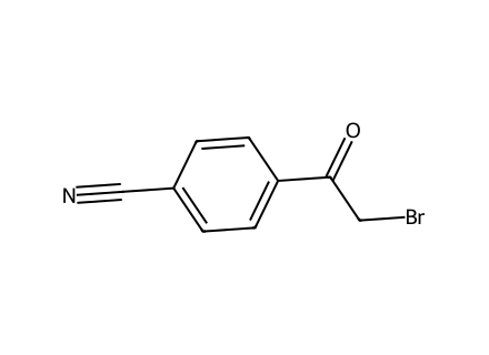 4-Cyanophenacyl Bromide molecular structure