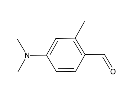 4-dimethylamino-2-methylbenzaldehyde molecular structure
