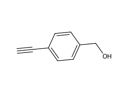 4-Ethynylbenzyl Alcohol molecular structure