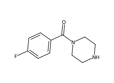 4-fluorophenyl-1-piperazinyl-methanone molecular structure