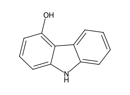 4-Hydroxycarbazole molecular structure