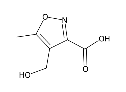 4-(Hydroxymethyl)-5-methylisoxazole-3-carboxylic acid molecular structure