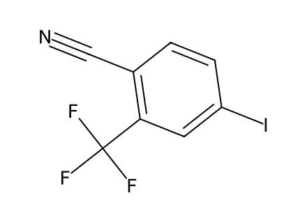 4-Iodo-2-(Trifluoromethyl)Benzonitrile molecular structure