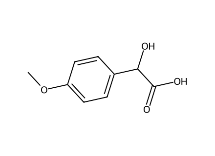 4-Methoxymandelic Acid molecular structure