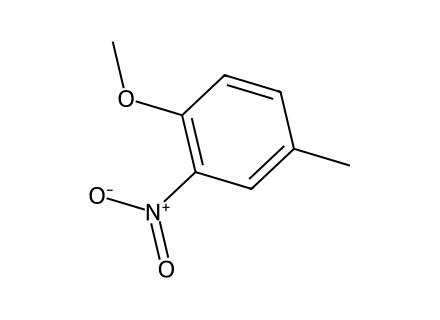 4-Methyl-2-Nitroanisole molecular structure