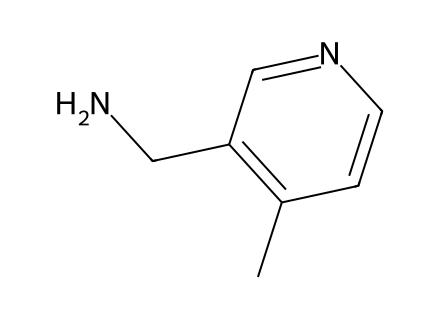 4-methyl-3-pyridinyl-methanamine molecular structure