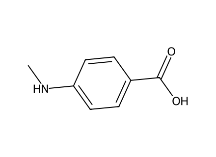 4-(Methylamino)Benzoic Acid molecular structure