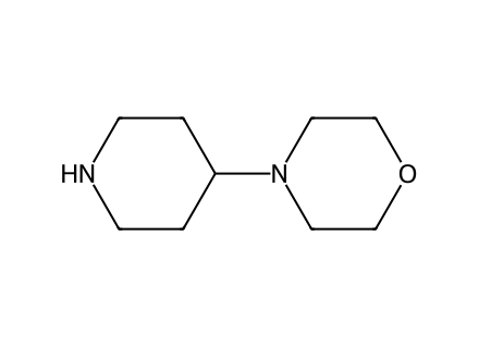 4-Morpholinopiperidine molecular structure