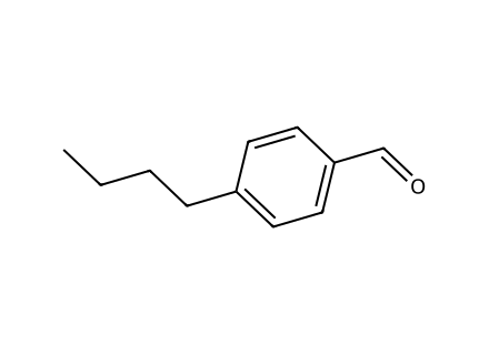 4-n-butylbenzaldehyde molecular structure