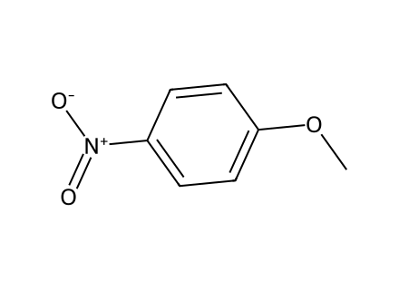 4-Nitroanisole molecular structure