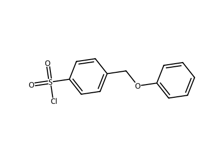 4-(Phenoxymethyl)benzenesulfonyl chloride molecular structure