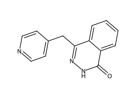 4-(Pyridin-4-ylmethyl)phthalazin-1(2H)-one structural formula