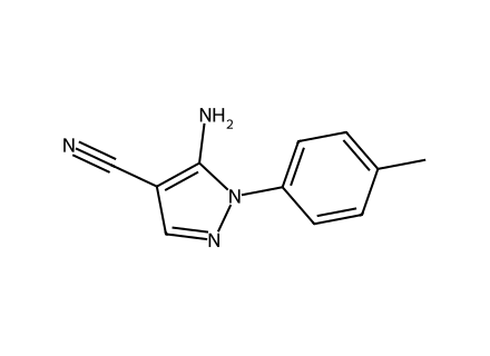 5-Amino-1-(4-methylphenyl)-1H-pyrazole-4-carbonitrile molecular structure