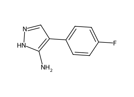 5-Amino-4-(4-Fluorophenyl)-1H-Pyrazole molecular structure