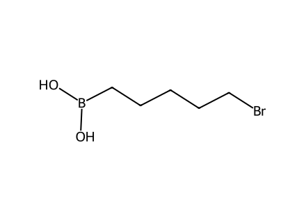 5-Bromopentylboronic Acid molecular structure