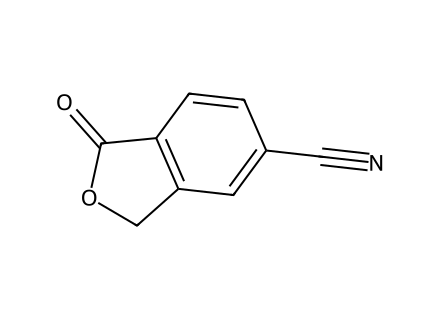 5-Cyanophthalide molecular structure