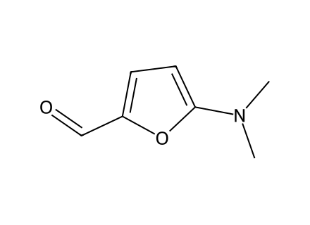 5-dimethylamino-2-furaldehyde molecular structure