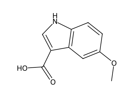 5-Methoxy-1H-indole-3-carboxylic acid molecular structure