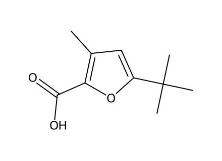 5-tert-Butyl-3-methyl-furan-2-carboxylic acid molecular structure