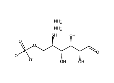 5-Thio-D-Glucose 6-Phosphate Diammonium molecular structure