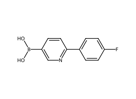 6-(4-Fluorophenyl)pyridine-3-boronic acid molecular structure