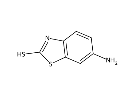 6-Amino-2-Mercaptobenzothiazole molecular structure