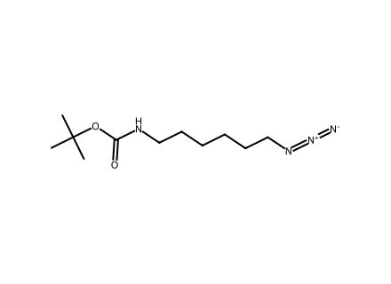 6-Azido-N-Boc-Hexylamine molecular structure