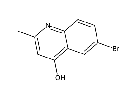 6-Bromo-2-Methyl-4-Quinolinol molecular structure