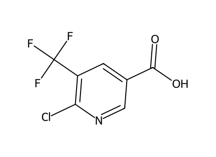 6-Chloro-5-(trifluoromethyl)pyridine-3-carboxylic acid molecular structure
