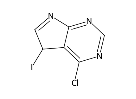 6-Chloro-7-Iodo-7-Deazapurine molecular structure