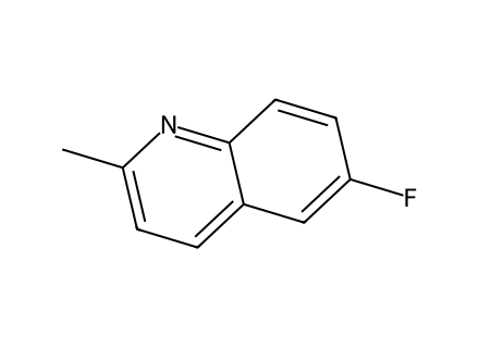 6-Fluoro-2-methylquinoline, 98+% molecular structure
