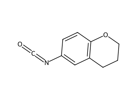 6-isocyanatochroman molecular structure