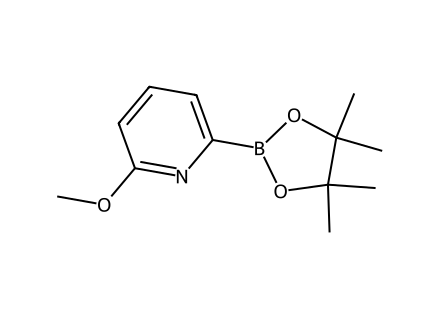 6-Methoxypyridine-2-boronic acid pinacol ester molecular structure