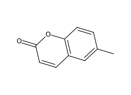 6-Methylcoumarin molecular structure
