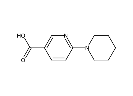 6-Piperidinonicotinic acid molecular structure