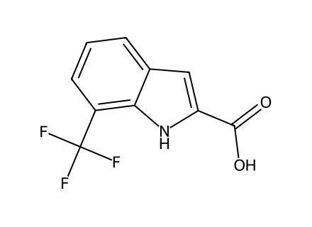 7-(Trifluoromethyl)-1H-indole-2-carboxylic acid molecular structure