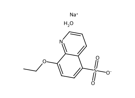 8-Ethoxyquinoline-5-sulfonic acid sodium salt hydrate molecular structure