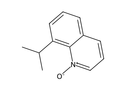 8-isopropylquinoline-n-oxide molecular structure