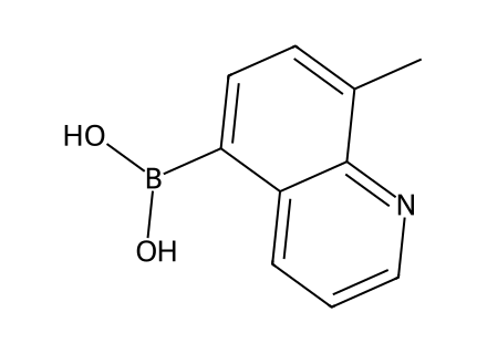 (8-Methylquinolin-5-yl)boronic acid molecular structure