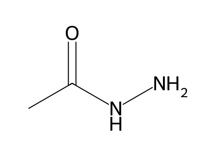 Acetic hydrazide molecular structure