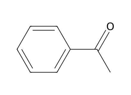 Acetophenone molecular structure