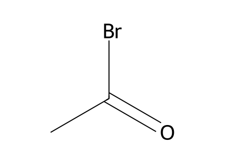 acetyl-bromide molecular structure