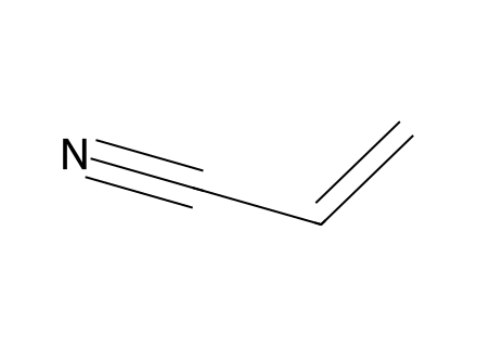 acrylonitrile molecular structure