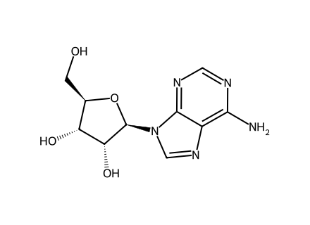 Adenosine molecular structure