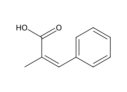 alpha-Methylcinnamic Acid molecular structure