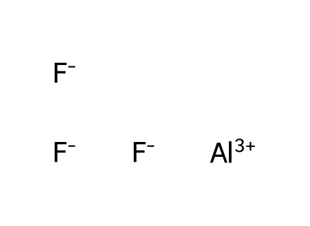 Aluminium Fluoride molecular structure