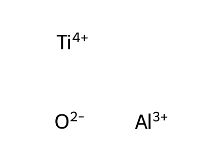 Aluminum titanium oxide molecular structure